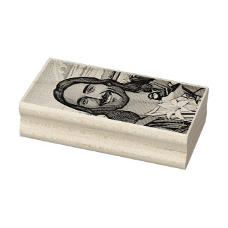 スズメとユリ ラバースタンプ