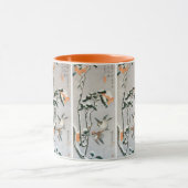 スズメと椿,安藤広重さん マグカップ (中央)