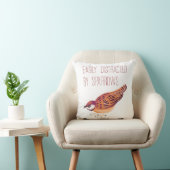 スズメに簡単に気を取られる クッション (椅子)