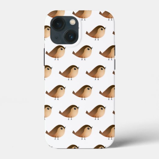 スズメのキャラクターイラスト Case-Mate iPhoneケース (裏面)