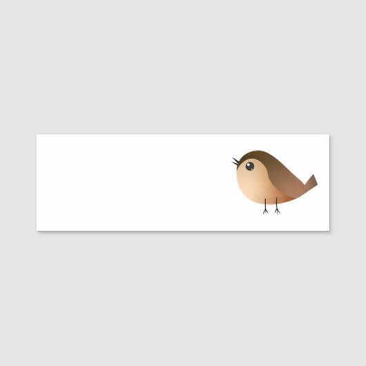 スズメのキャラクター 名札 (正面)