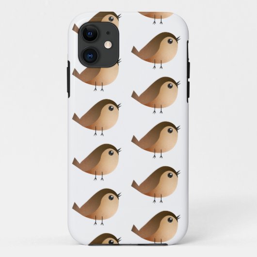 スズメのキャラクター Case-Mate iPhoneケース (裏面)