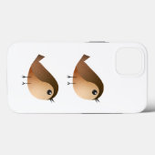 スズメのキャラクター Case-Mate iPhoneケース (裏面 (横))