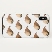スズメのキャラクター Case-Mate iPhoneケース (裏面(横))