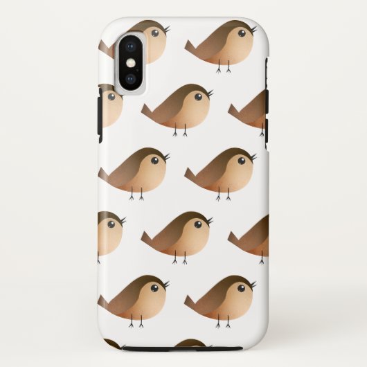 スズメのキャラクター Case-Mate iPhoneケース (裏面)
