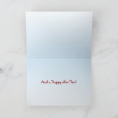 スズメのクリスマス シーズンカード (内部)