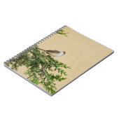 スズメの絵葉書 ノートブック (左側)