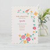 スズメの花の招待状 招待状 (スタンド正面)