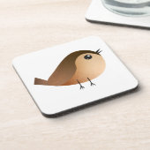スズメの鳥の漫画 コースター (左側)