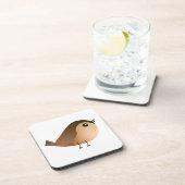 スズメの鳥の漫画 コースター (右側)