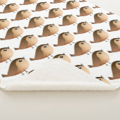 スズメの鳥の漫画 シェルパブランケット (3/4)