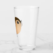 スズメの鳥の漫画 タンブラーグラス (左)