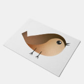 スズメの鳥の漫画 ドアマット (アングル)