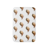 スズメの鳥の漫画 バスマット (正面縦)