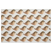 スズメの鳥の漫画 ファブリック (ファットクウォーター)