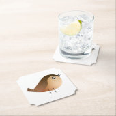 スズメの鳥の漫画 ペーパーコースター (インサイチュ)