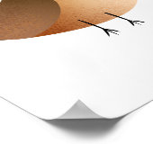 スズメの鳥の漫画 ポスター (角)