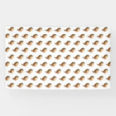 スズメの鳥の漫画 横断幕 (横)