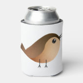 スズメの鳥の漫画 缶クーラー (缶正面)