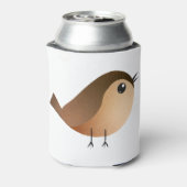 スズメの鳥の漫画 缶クーラー (缶裏面)