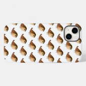 スズメの鳥の漫画 Case-Mate iPhoneケース (裏面 (横))