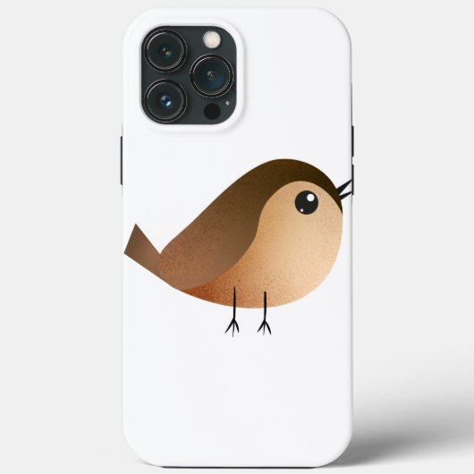スズメの鳥の漫画 Case-Mate iPhoneケース (裏面)