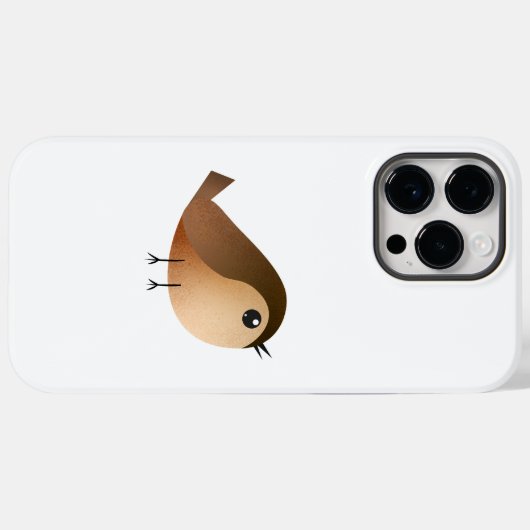 スズメの鳥の漫画 Case-Mate iPhoneケース (裏面 (横))