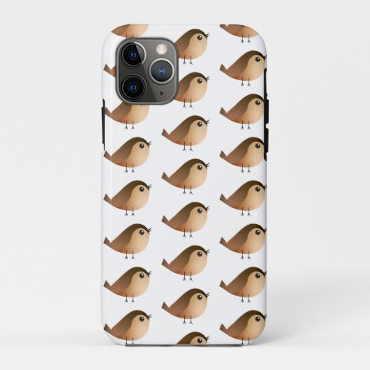 スズメの鳥の漫画 Case-Mate iPhoneケース (裏面)