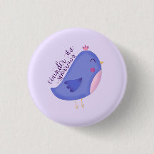 スズメを思いやり Button