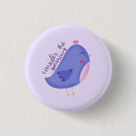 スズメを思いやり Button 缶バッジ