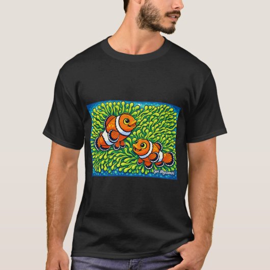 スズメダイ亜科 カウントフィッシュ Tシャツ (正面)