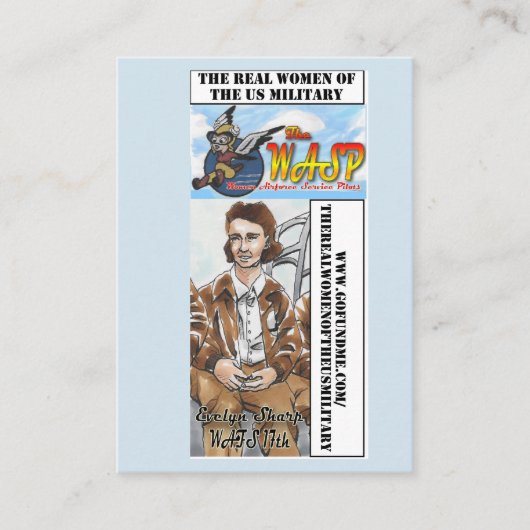 スズメバチのエヴァリンの鋭いトレーディングカード 名刺 (正面)