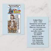 スズメバチのエヴァリンの鋭いトレーディングカード 名刺 (正面/裏面)