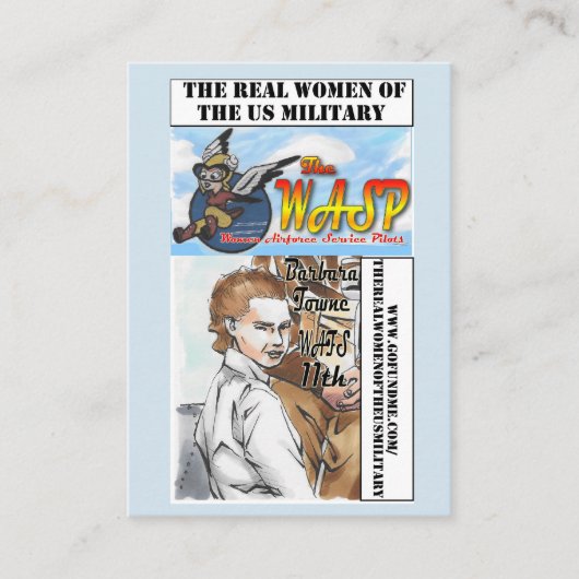 スズメバチのバーバラTowneのトレーディングカード 名刺 (正面)