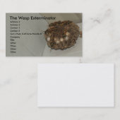 スズメバチの害虫駆除業者 名刺 (正面/裏面)