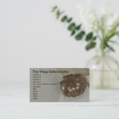 スズメバチの害虫駆除業者 名刺 (スタンド正面)