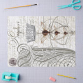 スズメバチの短命なものの原稿のDecoupageのティッシュ 薄葉紙 (クラフト)