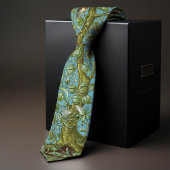 スズメバチの鳥モノグラム芸術と工芸品メンズ ネクタイ