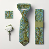 スズメバチの鳥モノグラム芸術と工芸品メンズ ネクタイ