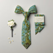 スズメバチの鳥モノグラム芸術と工芸品メンズ ネクタイ