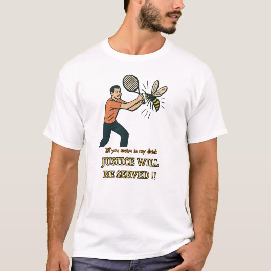 スズメバチへの正義 Tシャツ (正面)