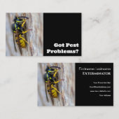 スズメバチ害虫駆除剤 名刺 (正面/裏面)