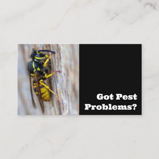 スズメバチ害虫駆除剤 名刺 (正面)