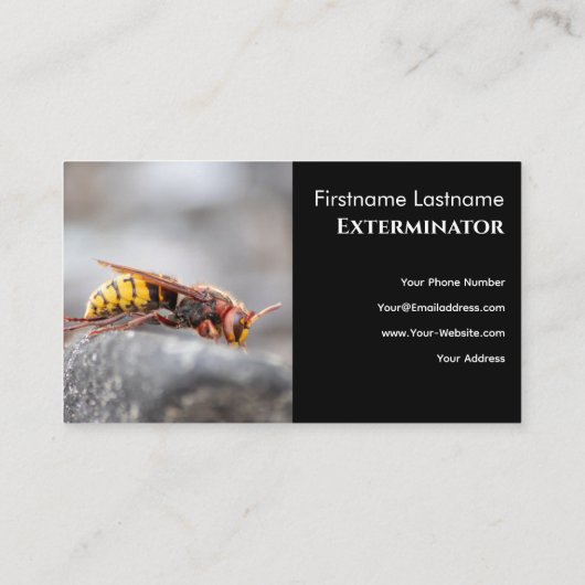 スズメバチ害虫駆除剤 名刺 (裏面)