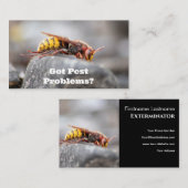 スズメバチ害虫駆除剤 名刺 (正面/裏面)