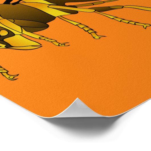 スズメバチ ポスター (角)