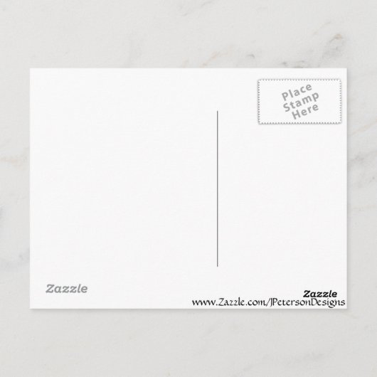 スズメバチ ポストカード (裏面)