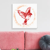 スズメバドリ キャンバスプリント (インサイチュ (リビング))