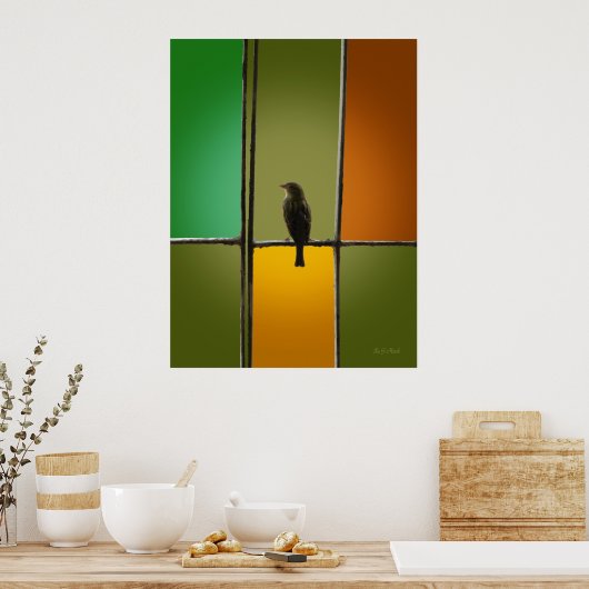 スズメ ポスター (キッチン)