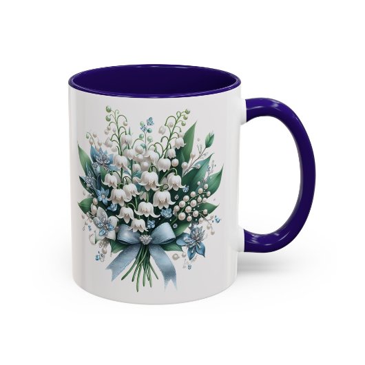 スズランのマグカップ 花ギフト マグカップ